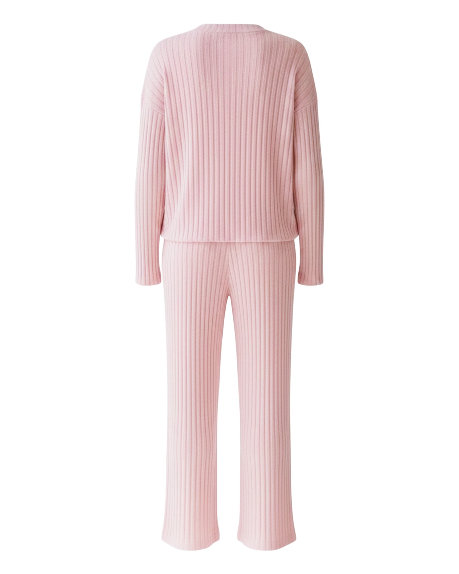 Annemarie Ribbed V Neck Lounge Set — Produkt Rückansicht (KI-Visualisierung)