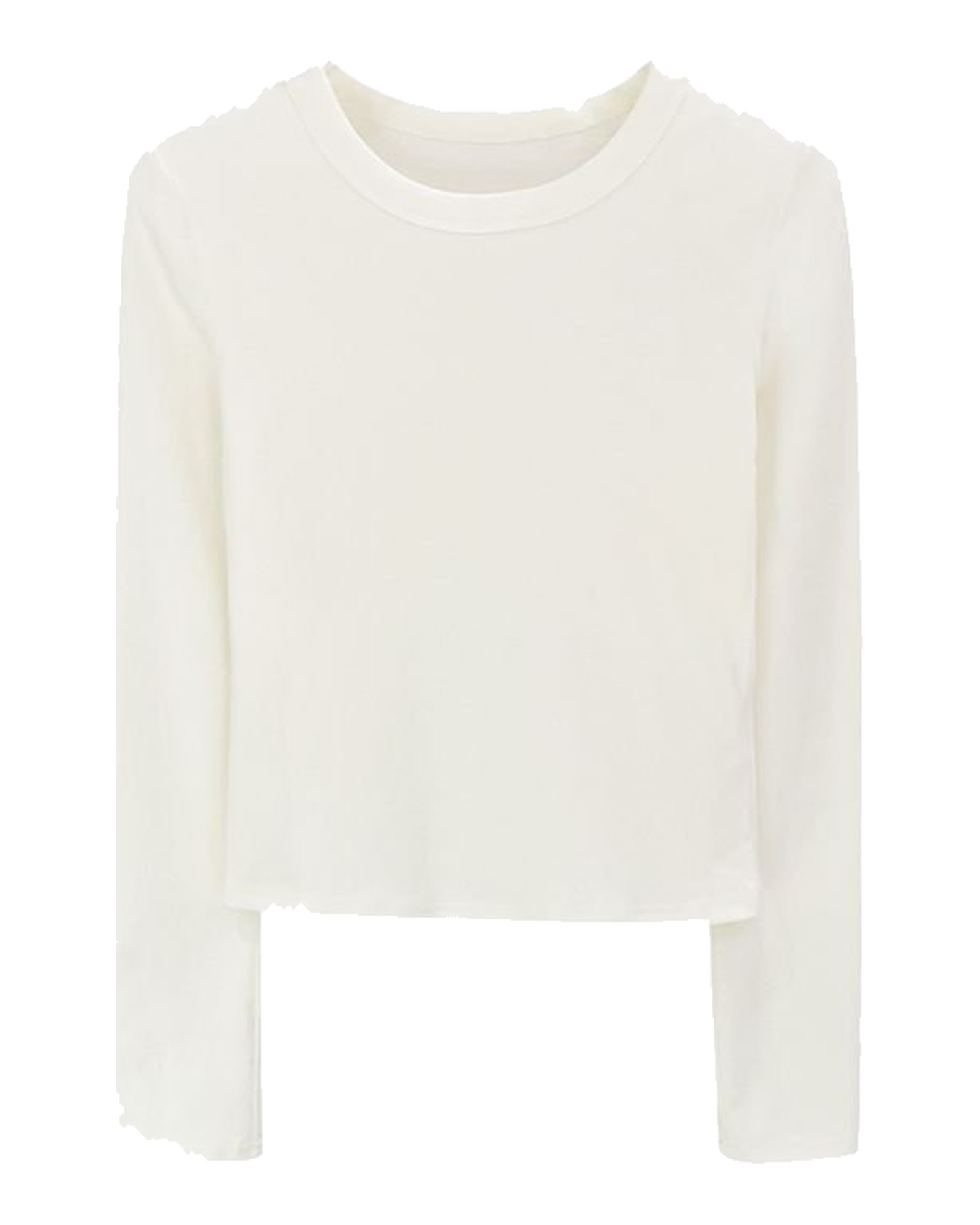 Astrid · Brushed crew-neck long-sleeve tee — product front
