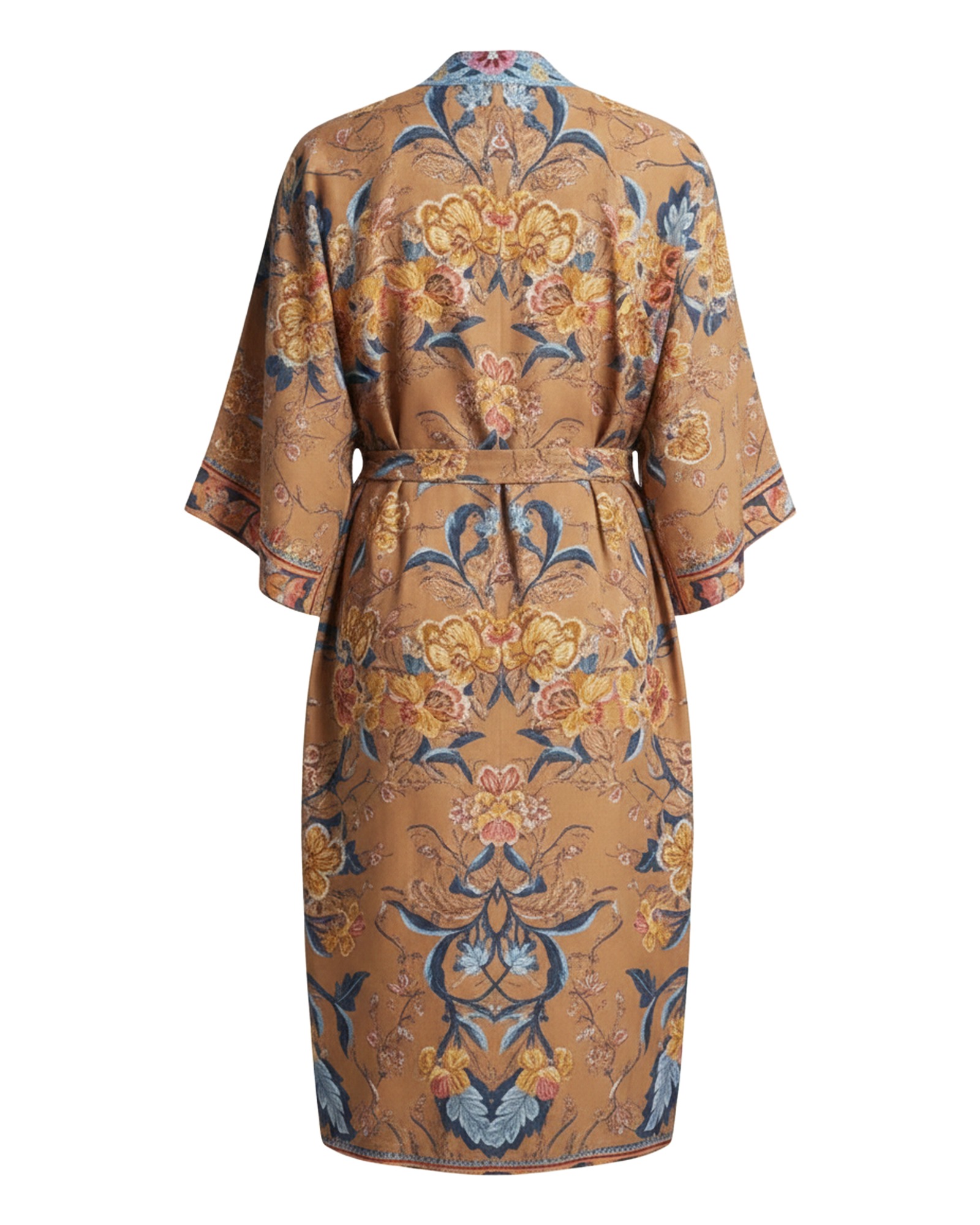 Diede Printed Kimono Robe — Produkt Rückansicht (KI-Visualisierung)