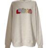 Floor · Loose-fit cotton long-sleeve tee — product front (AI visualisation)