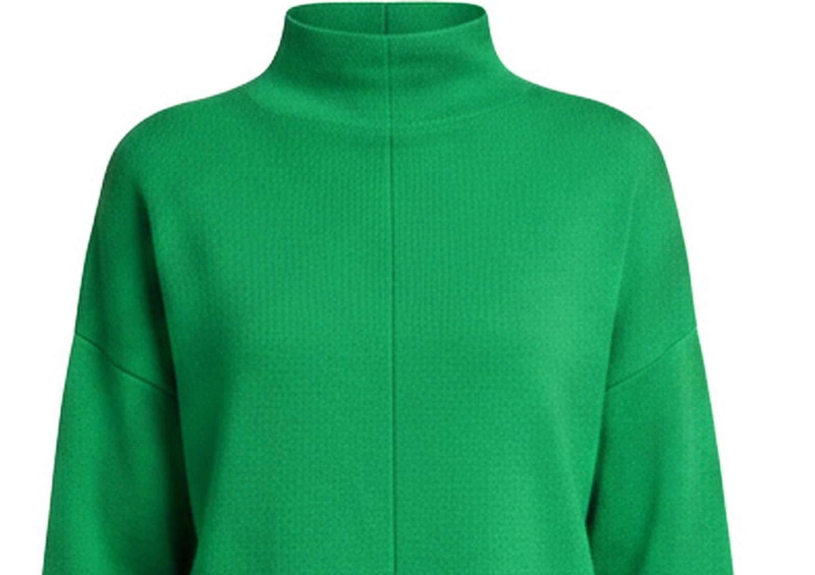 Godelieve knit sweater and trouser set — fabric detail (AI visualisation)