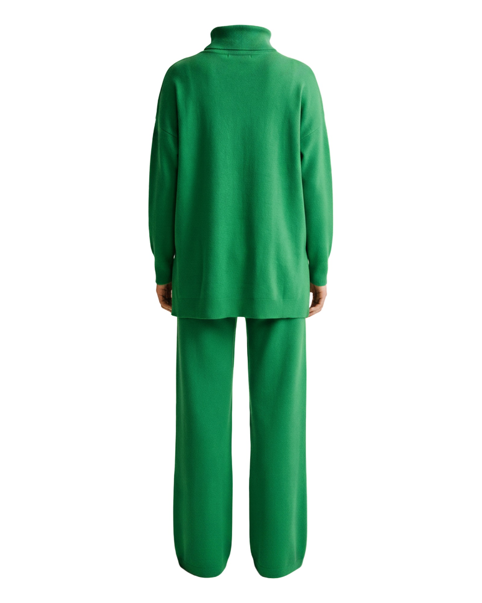 Godelieve knit sweater and trouser set — product back (AI visualisation)