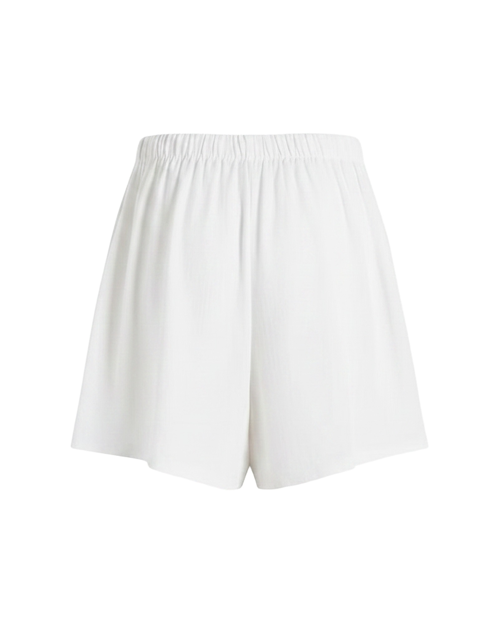 Grietje · Linen wide-leg shorts — product back (AI visualisation)