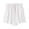 Grietje · Linen wide-leg shorts — product front