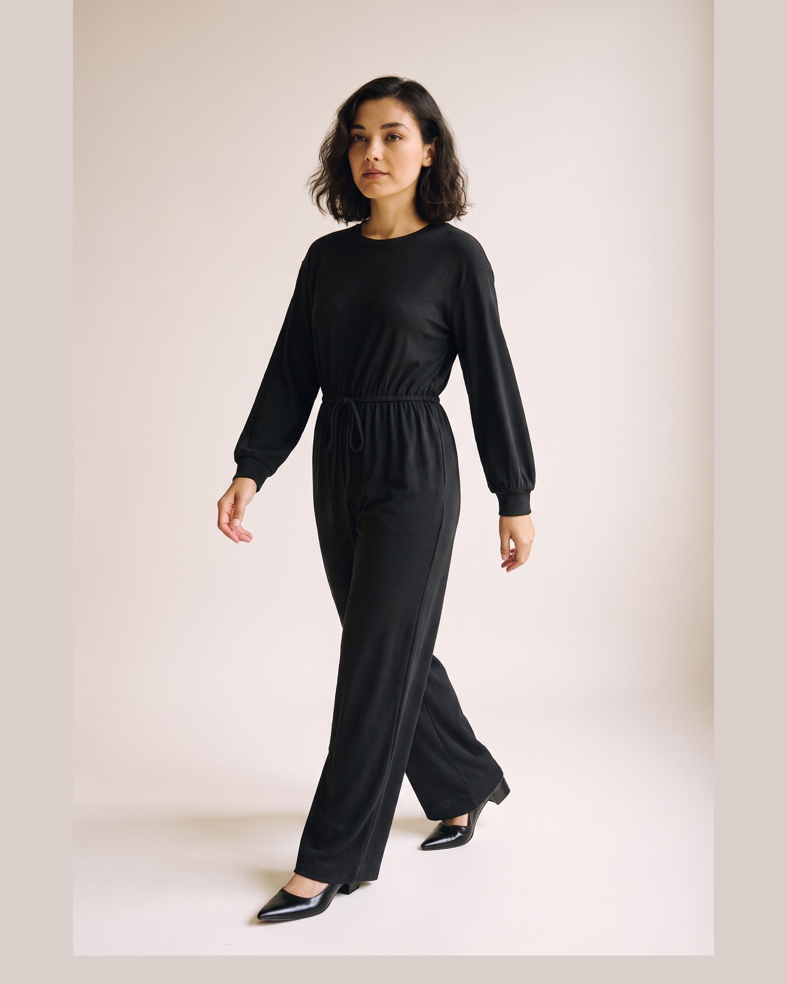 Harriet — on model, front (AI visualisation)