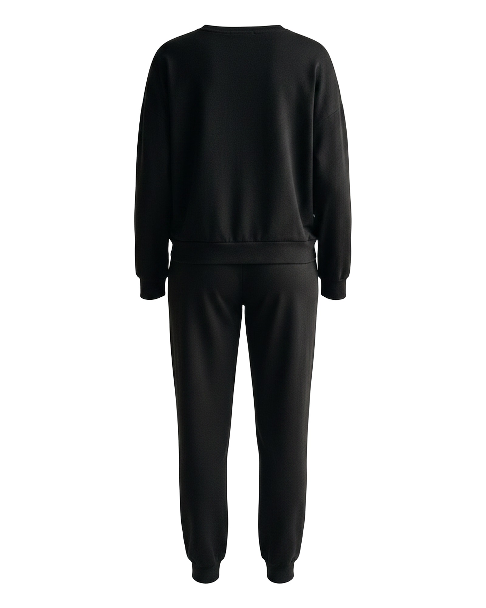 Hedwig Leopard Sweatshirt Lounge Set — Produkt Rückansicht (KI-Visualisierung)