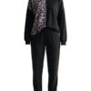 Hedwig Leopard Sweatshirt Lounge Set — Produkt Vorderansicht (KI-Visualisierung)