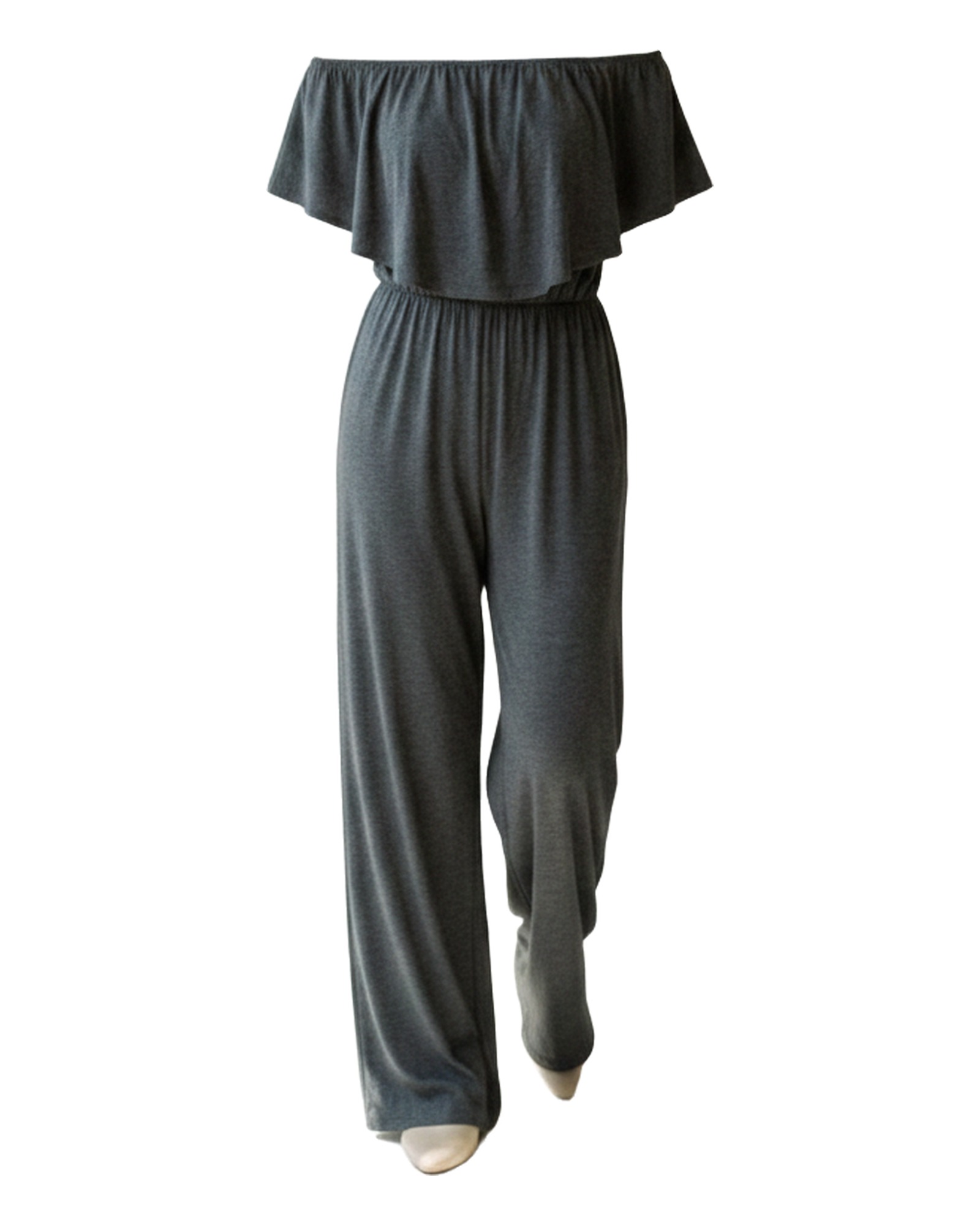 Henriette Js — Dark Gray, am Modell (KI-Visualisierung)