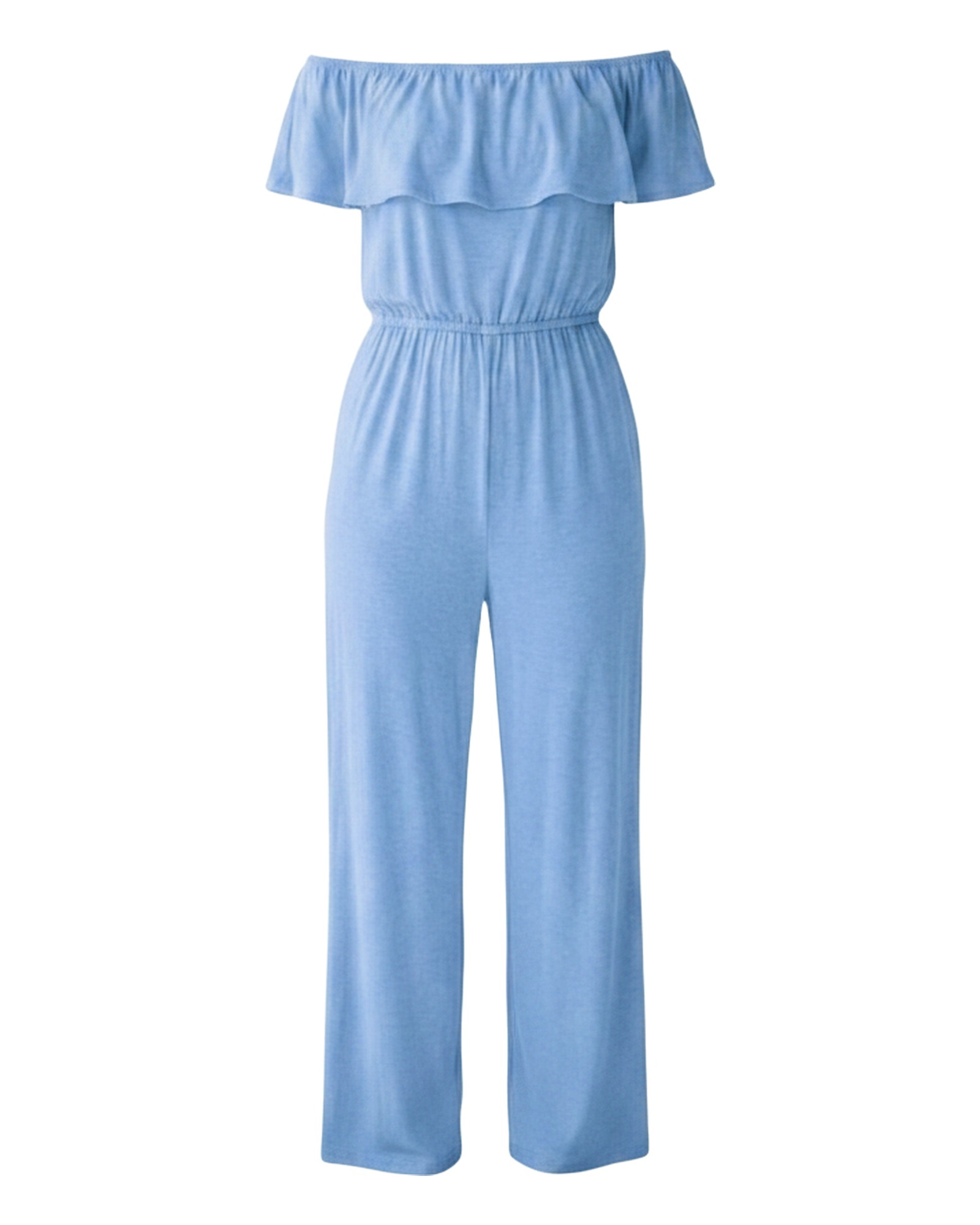 Henriette Js — Light Blue, am Modell (KI-Visualisierung)