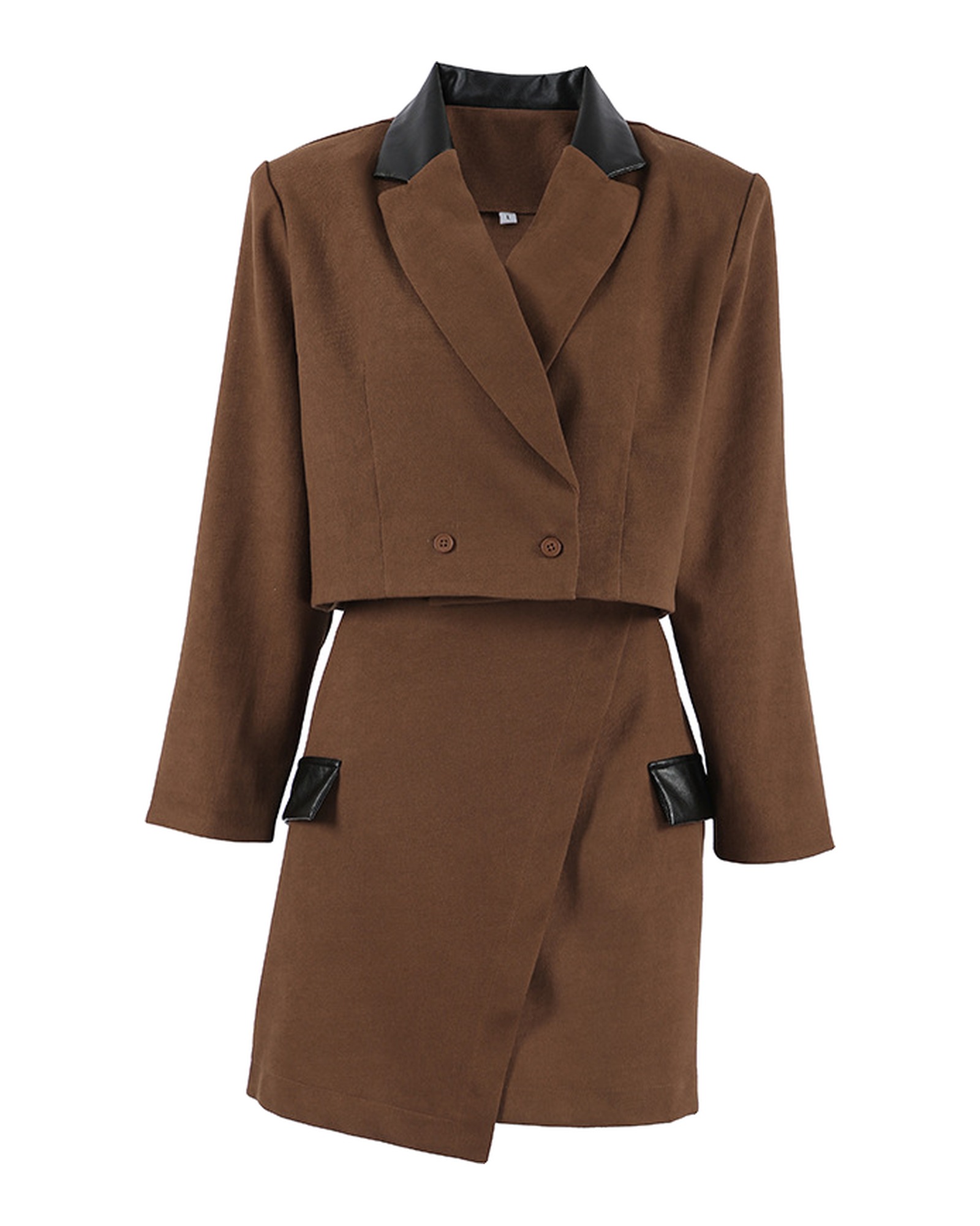 Jantine wool blazer and mini skirt set — productvooraanzicht