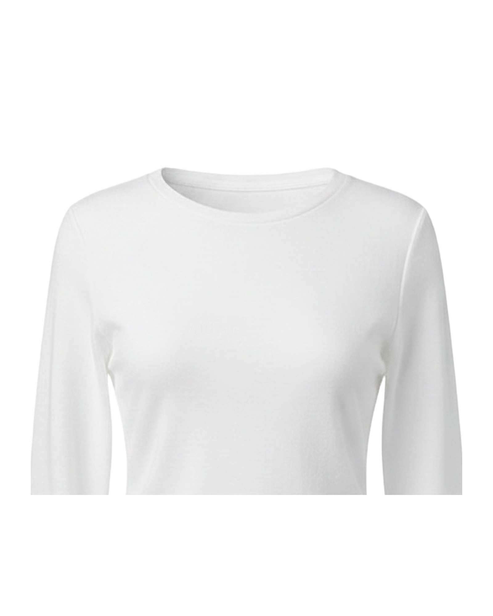 Margriet · Fleece-lined long-sleeve base layer — fabric detail (AI visualisation)