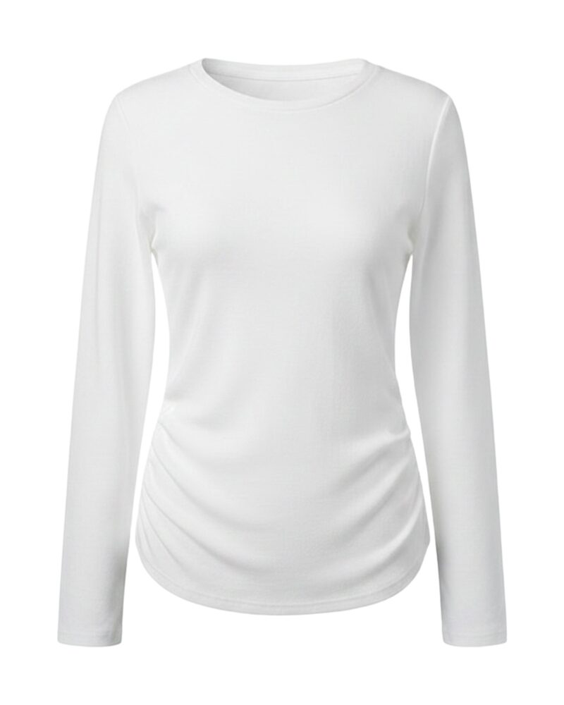 Margriet · Fleece-lined long-sleeve base layer — product front (AI visualisation)