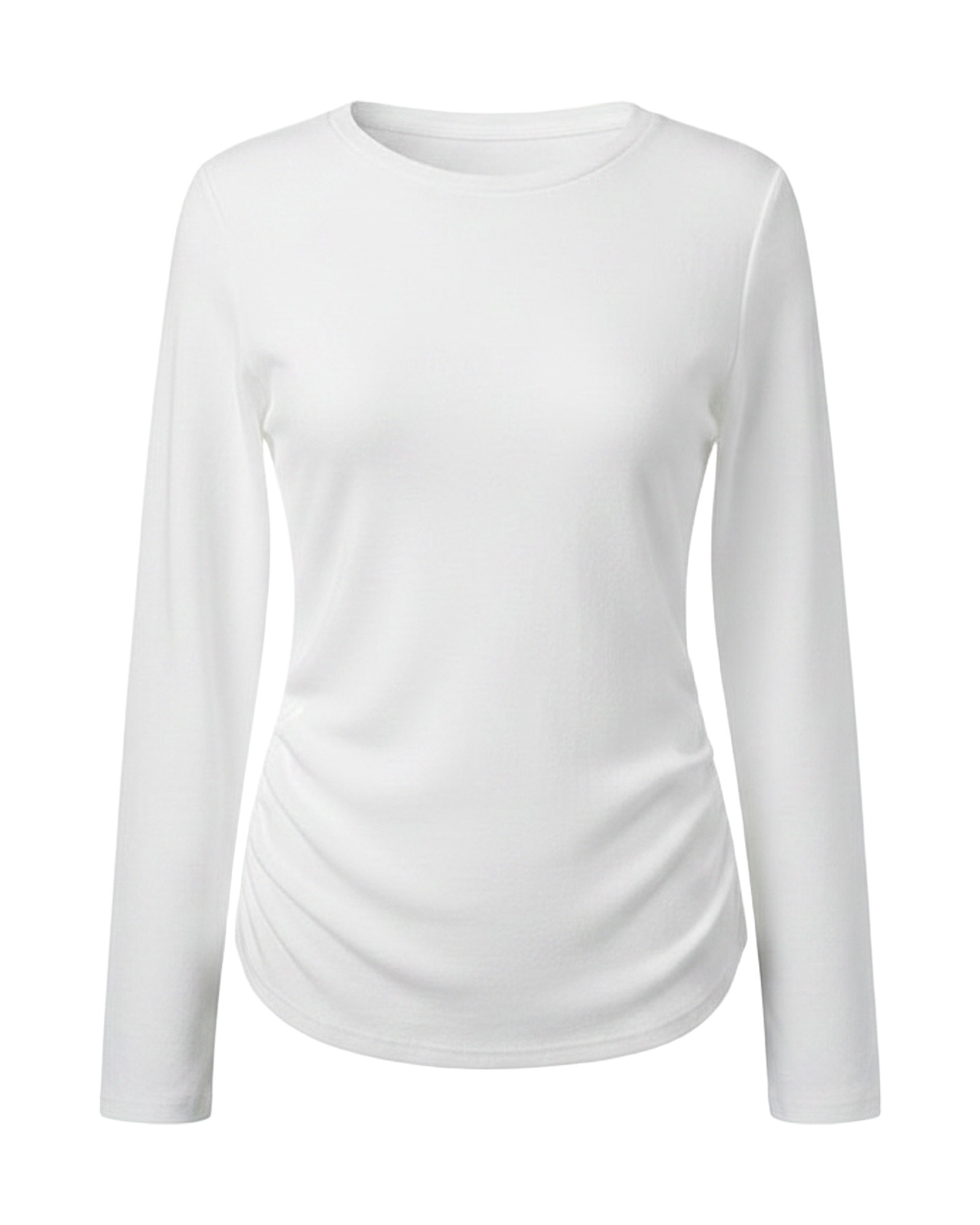 Margriet · Fleece-lined long-sleeve base layer — product front (AI visualisation)