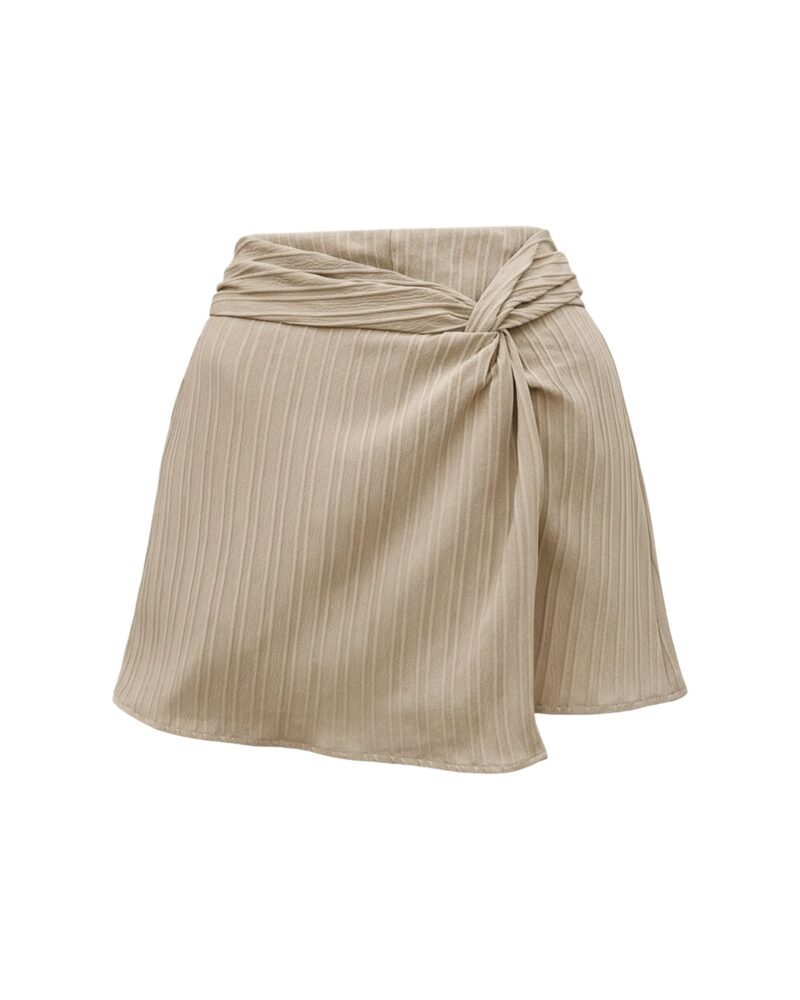 Martje · Twist-front skort — product front (AI visualisation)