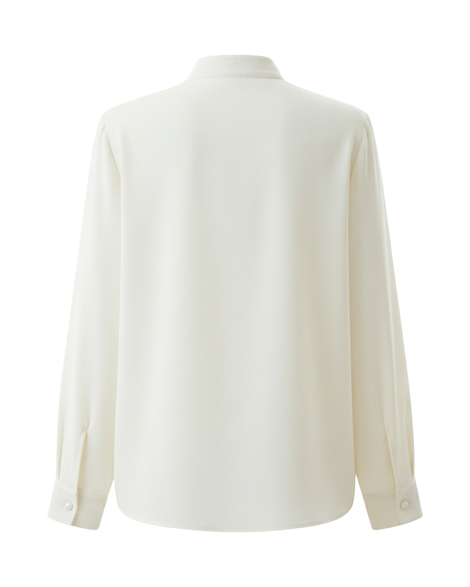 Meike · Embroidered chiffon blouse — product back (AI visualisation)