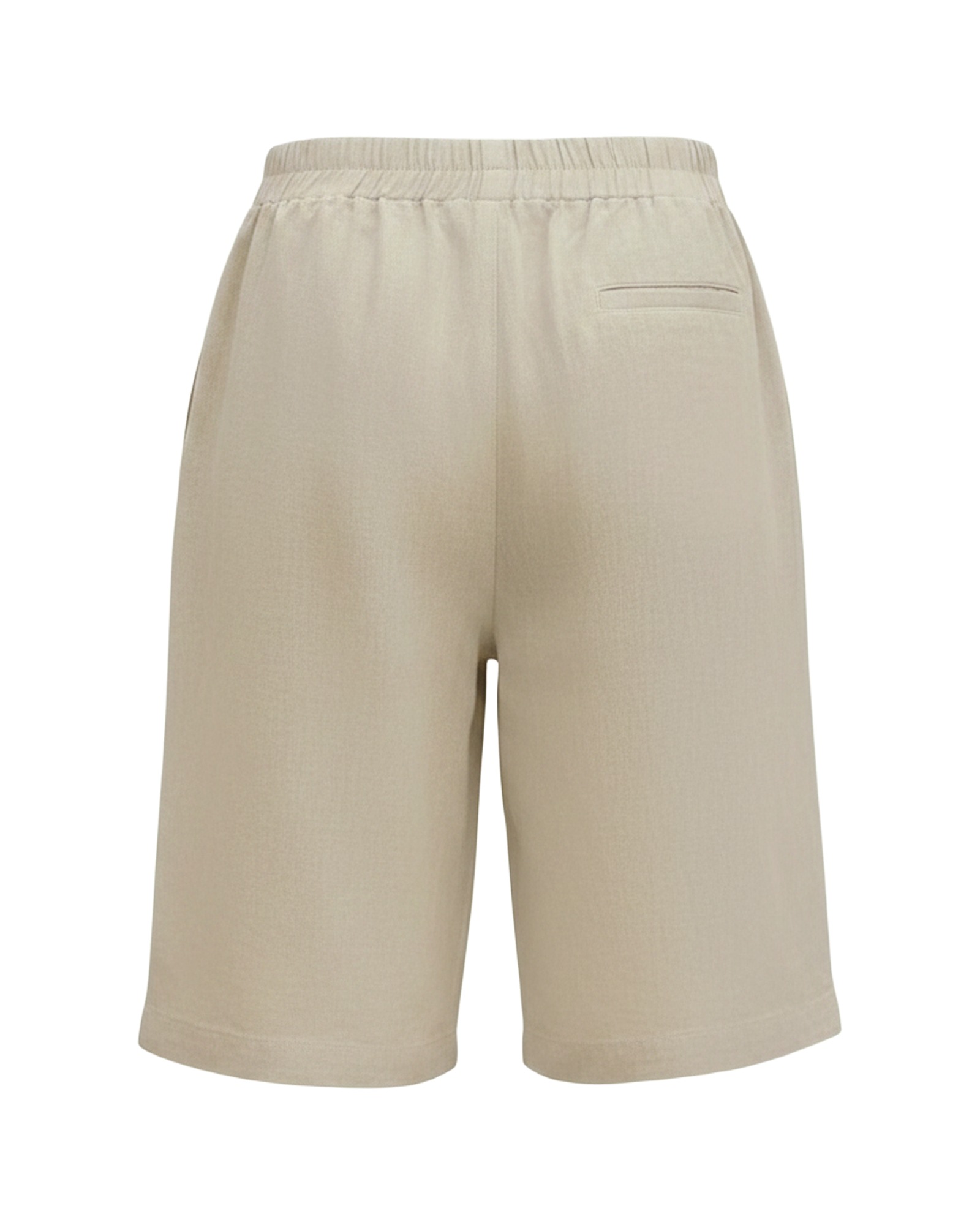 Nynke · Linen bermuda shorts — product back (AI visualisation)