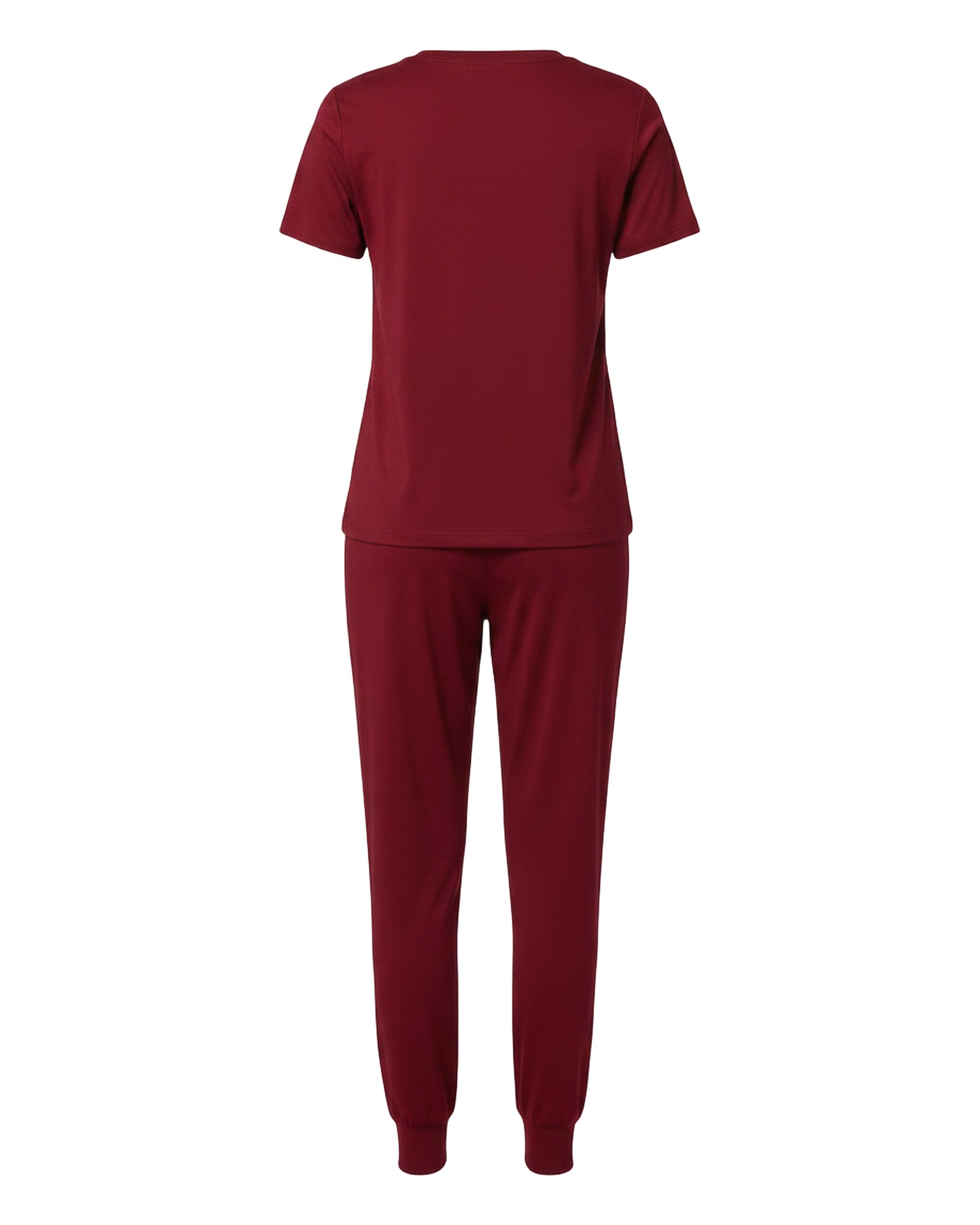 Olga Satin Touch Lounge Set — Produkt Rückansicht (KI-Visualisierung)