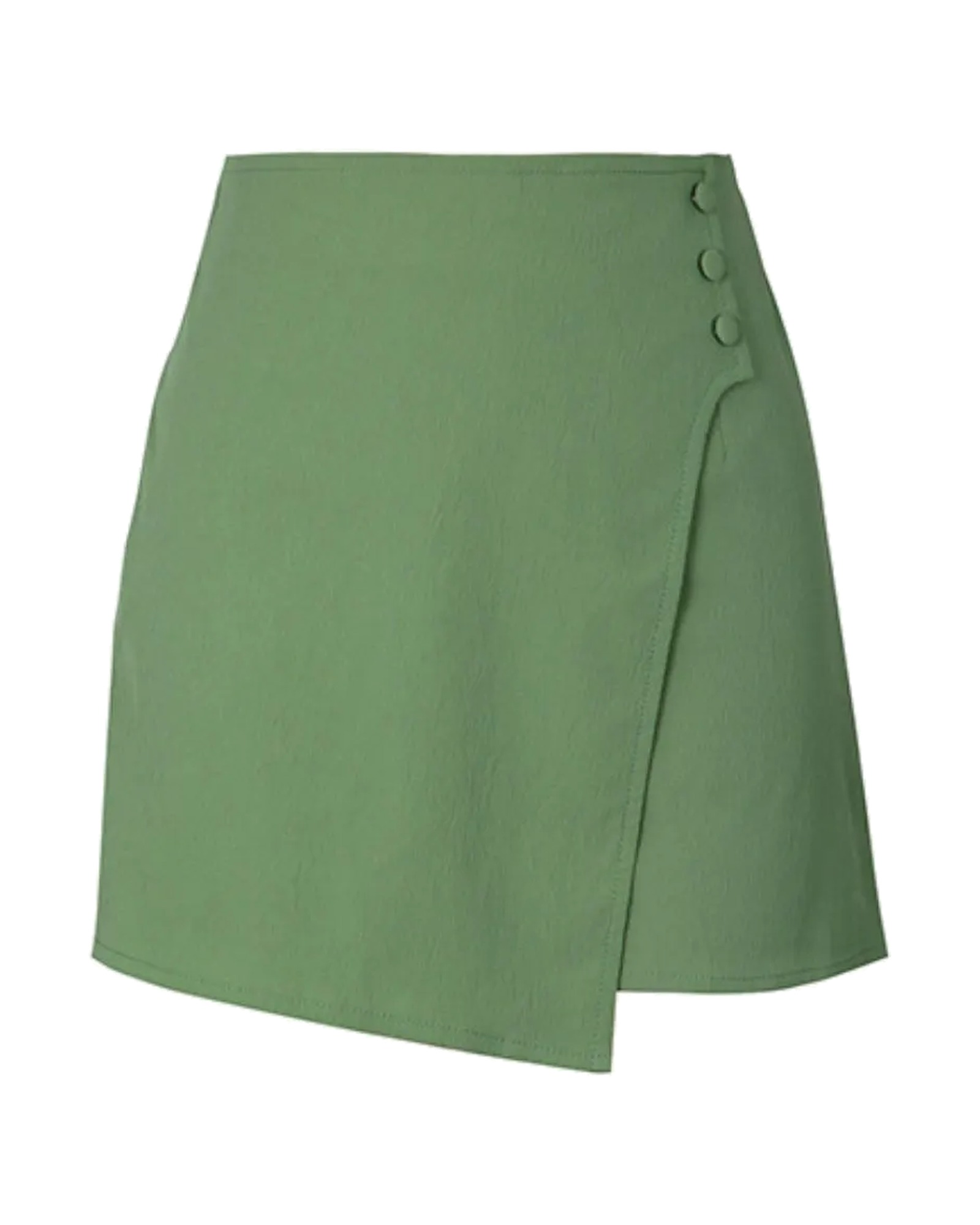 Roelien · Wrap-front skort — product front