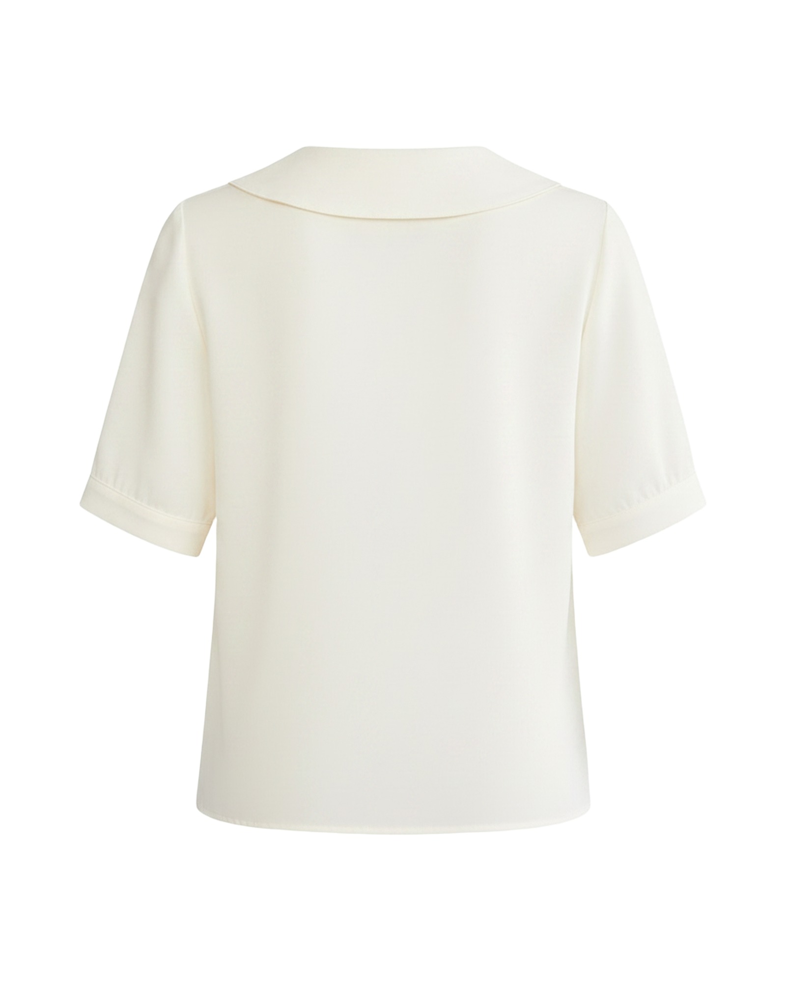 Tineke · Peter Pan collar chiffon blouse — product back (AI visualisation)