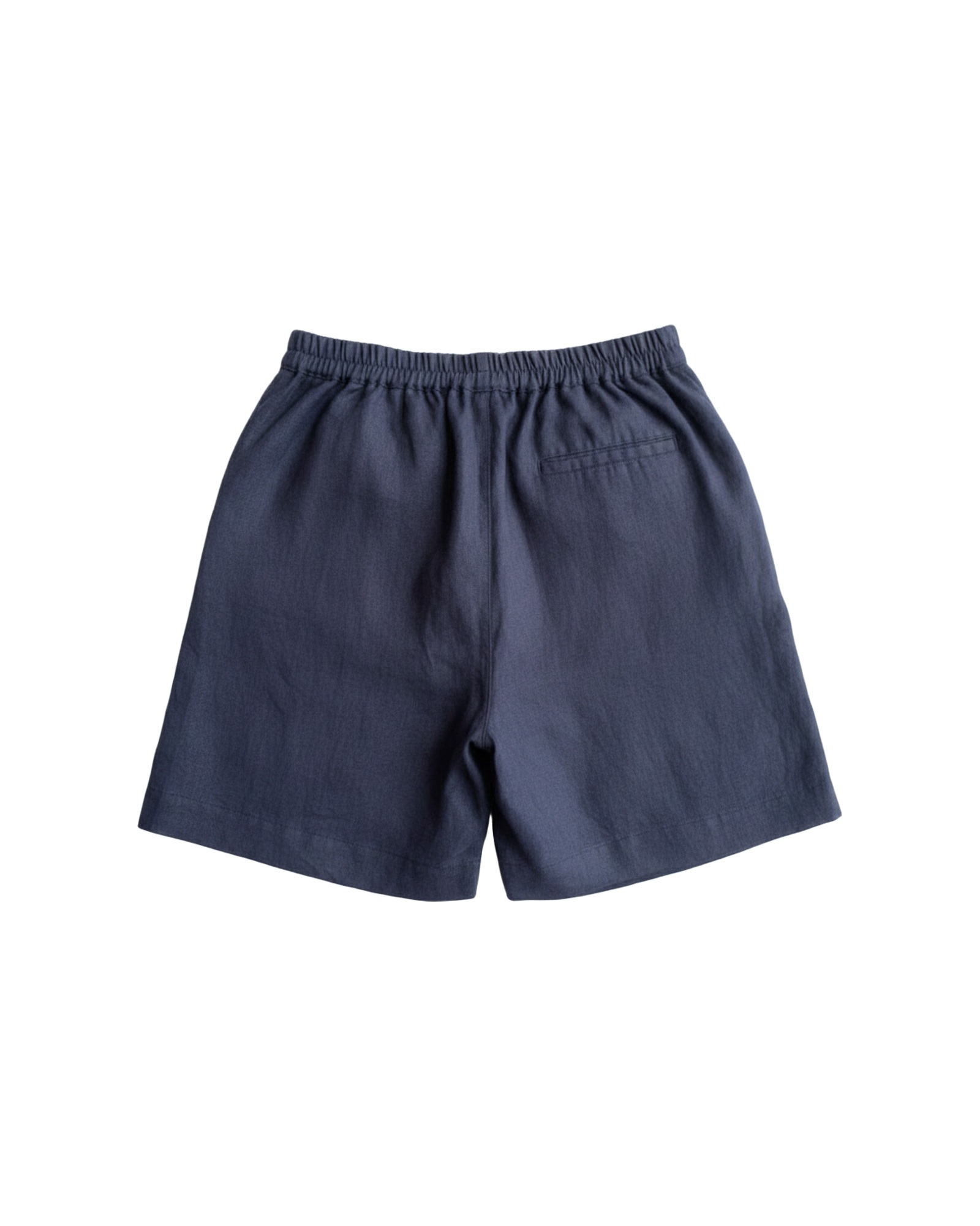 Tjitske · Washed linen wide-leg shorts — product back (AI visualisation)