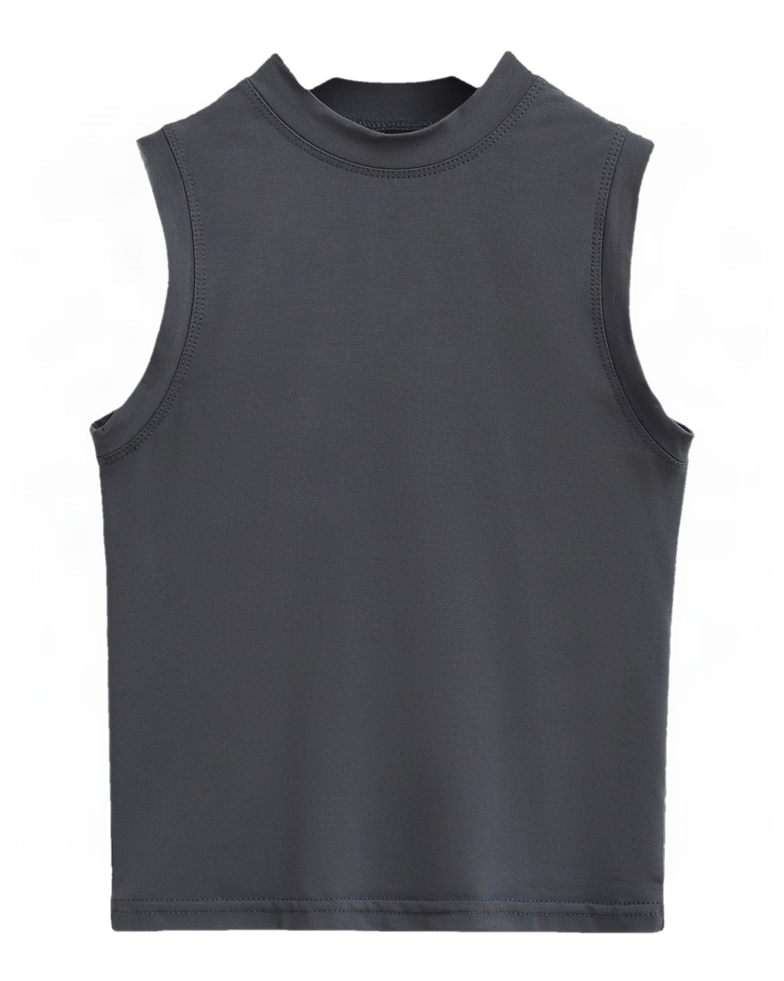 Trijntje formendes Top — Produkt, Graphite Gray