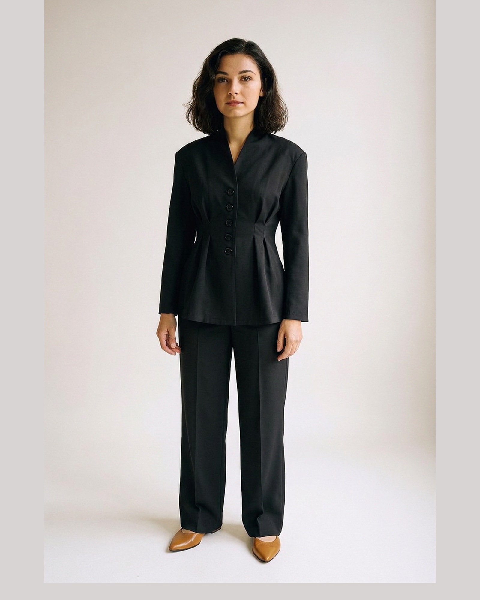 Wendelien · Blazer met wijde broek (2-delig) - Afbeelding 4