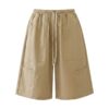 Wobke · Utility wide-leg shorts — product front (AI visualisation)