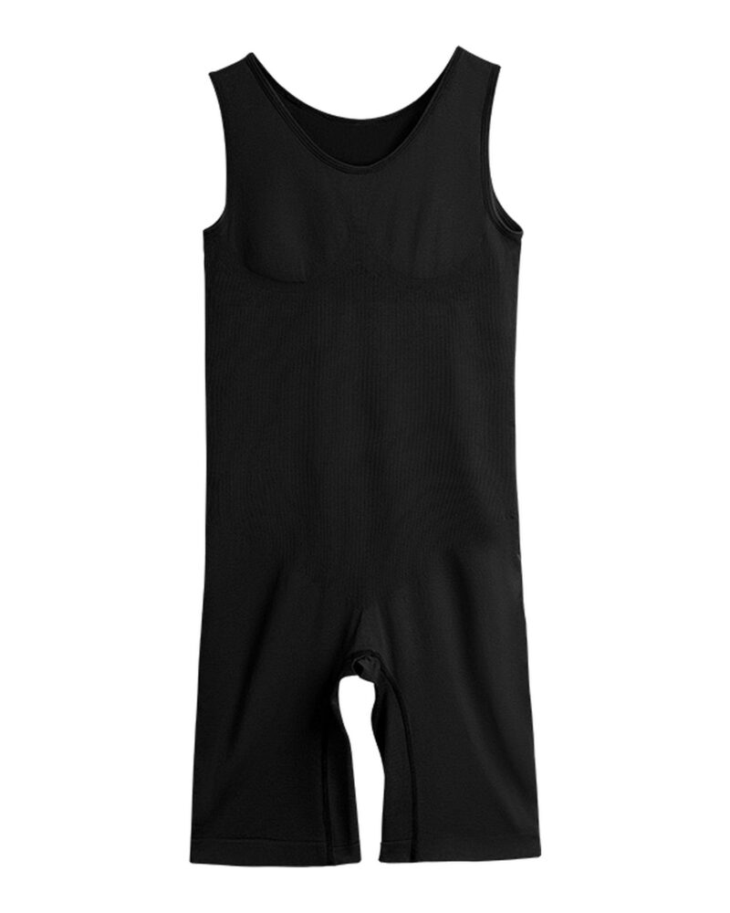 Aafje mid-thigh bodysuit — front packshot