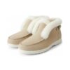 Bep wool-lined suede loafer boot in Beige — product pair packshot (AI visualisation)