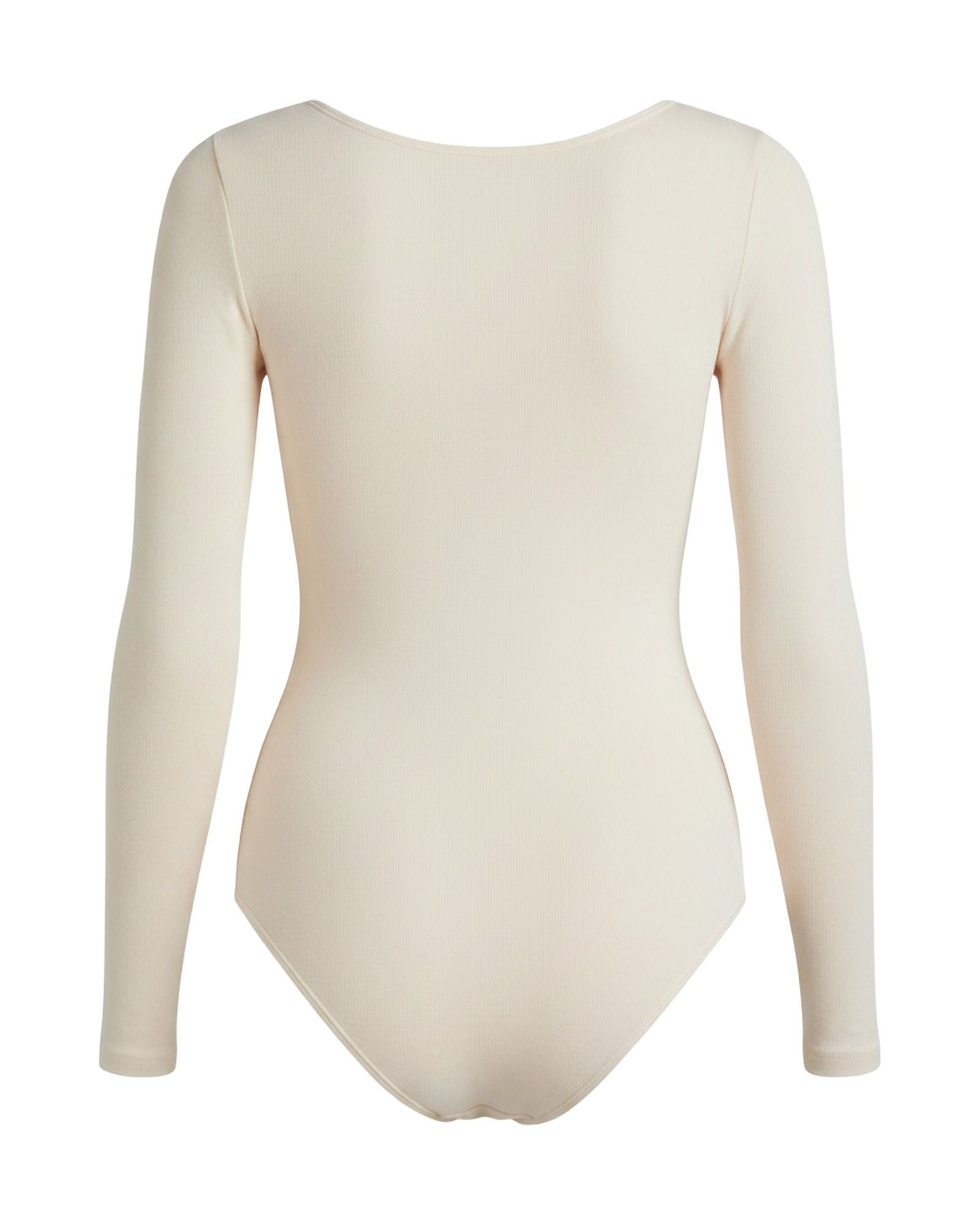 Berta long-sleeve shaping bodysuit — back packshot (AI visualisation)