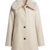 Femmy single-breasted wool coat — front packshot (AI visualisation)