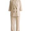 Heleentje · Leinen-Blazer mit Hose (Set)