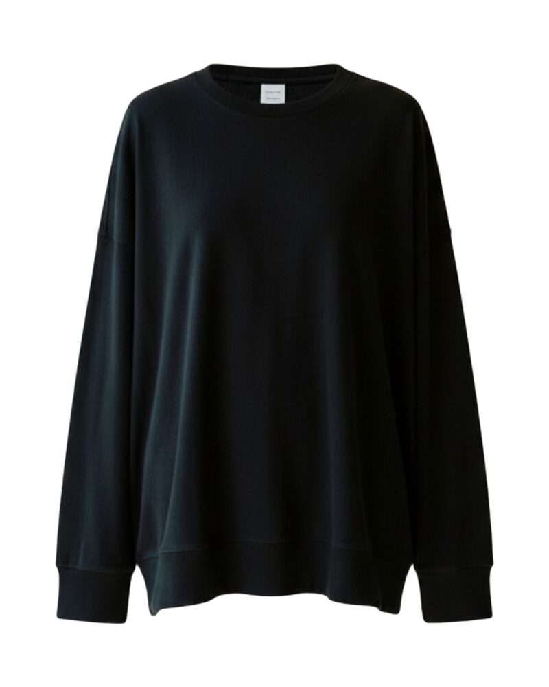 Marloes top in Black — product packshot (AI visualisation)