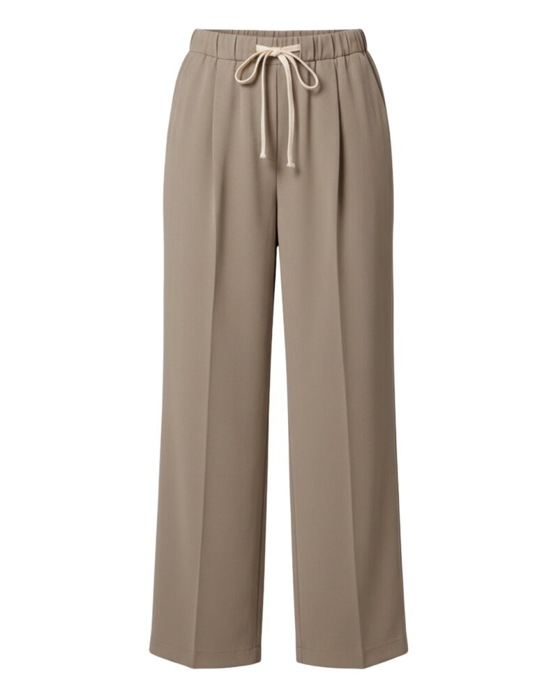 Noortje trousers in Khaki — product packshot (AI visualisation)