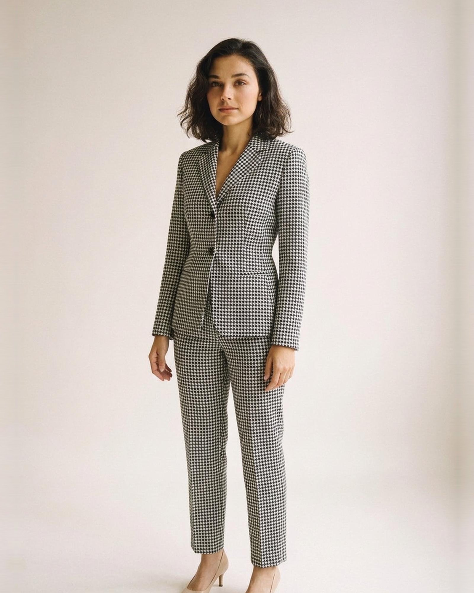 Willeke · Geruite blazer met broek (2-delig) - Afbeelding 5