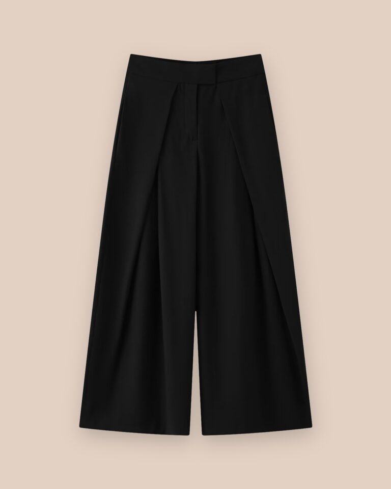 Dieuwke · Pleated wide-leg culottes