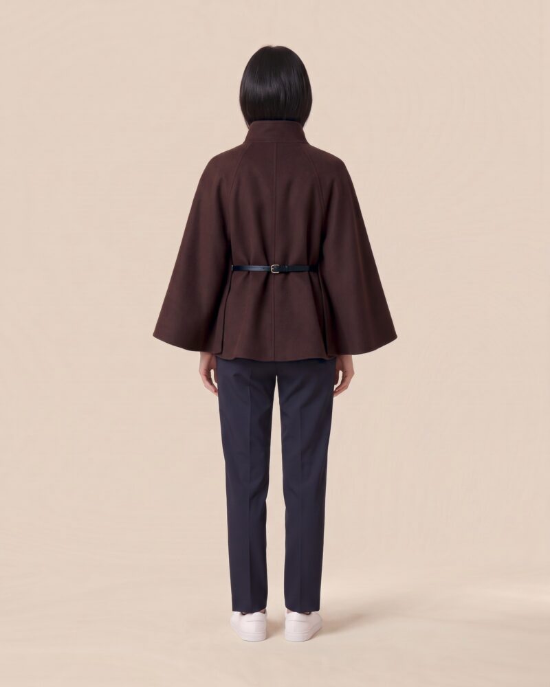 Sytske · Belted cape coat
