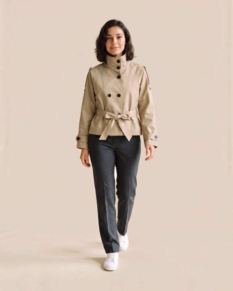 Wilhelmina · Belted trench jacket